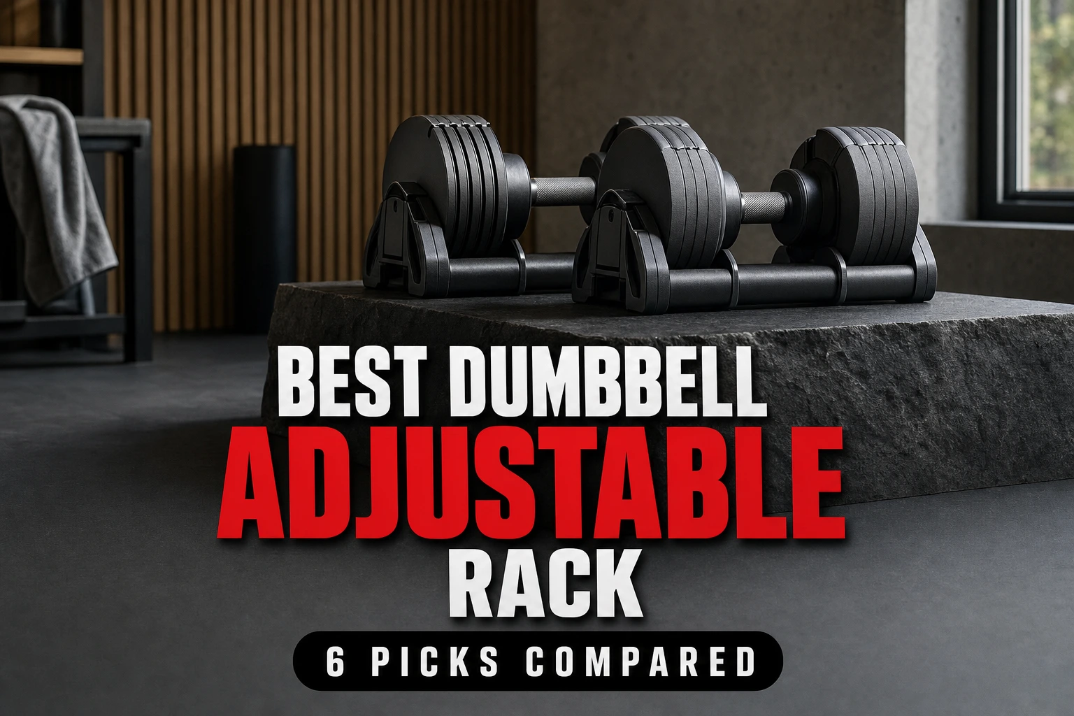 Best Adjustable Dumbbell Sets with Racks